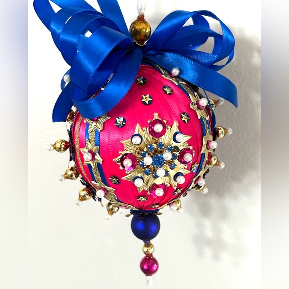 Vintage repurposed handmade one of a kind Other - Vintage repurposed holiday Christmas ornament